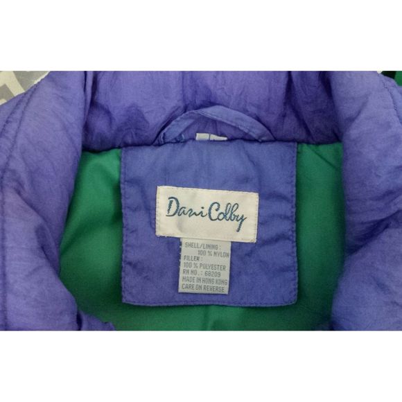 Vtg Dani Colby Windbreaker Bomber Skii Jacket - Picture 8 of 9